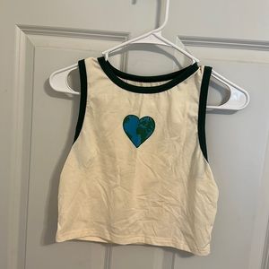 Shein Earth Cropped Tank Top